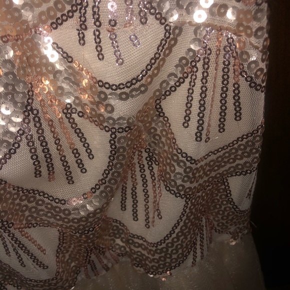 SEQUIN LIGHT PINK DRESS - Picture 2 of 3